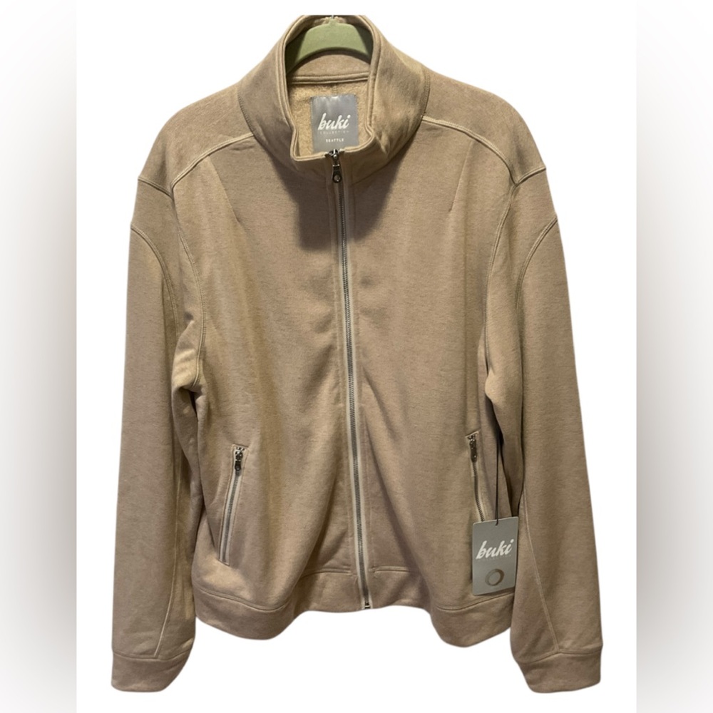 Buki Breckenridge Full-Zip Sweatshirt Camel size L